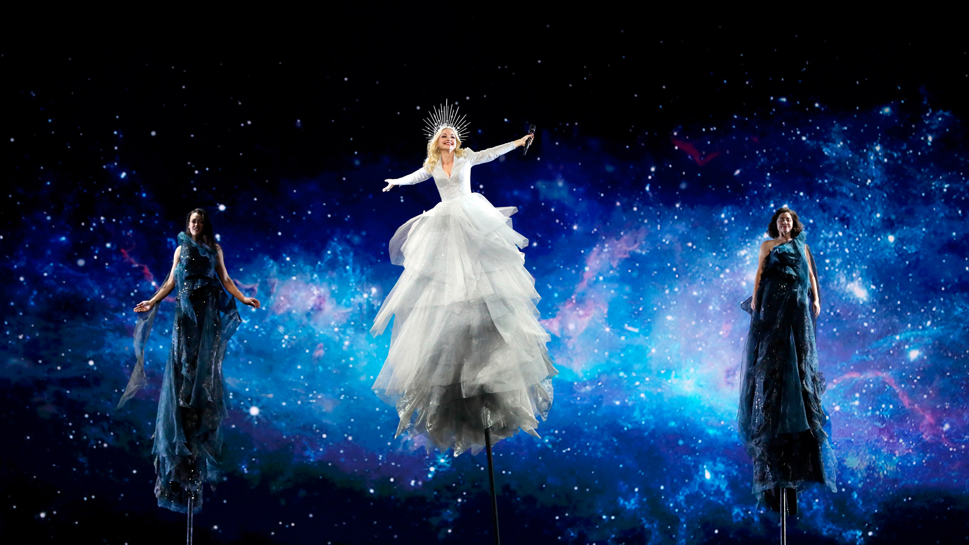 Kate Miller-Heidke performing Zero Gravity at Eurovision 2019