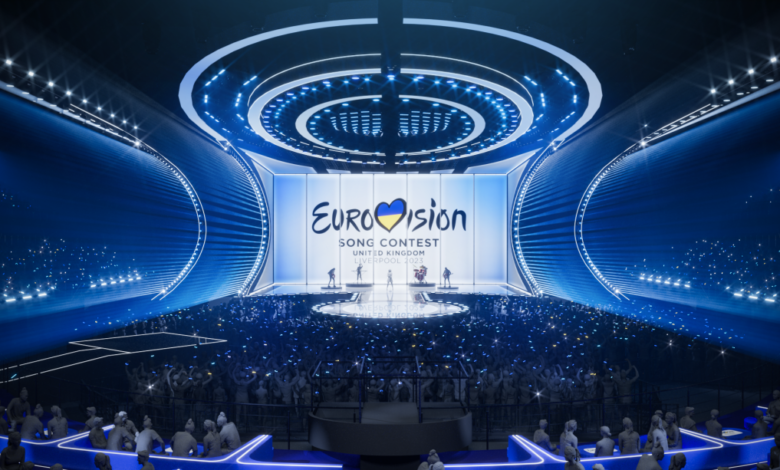 Eurovision 2023 stage rendering